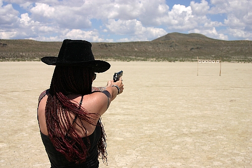 Epona at the shooting range