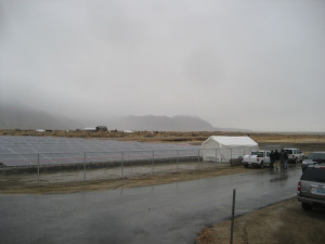 Solar array at the Gerlach School, on your left as you pass through Gerlach.