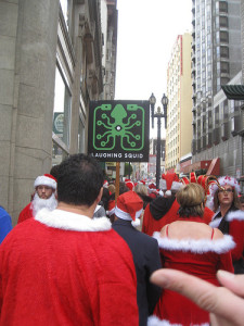 Santas on the March