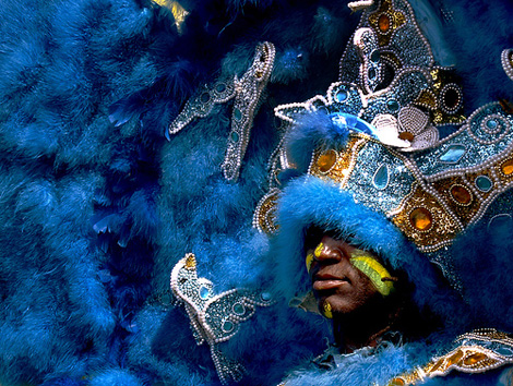 Mardi Gras Indians = feather envy
