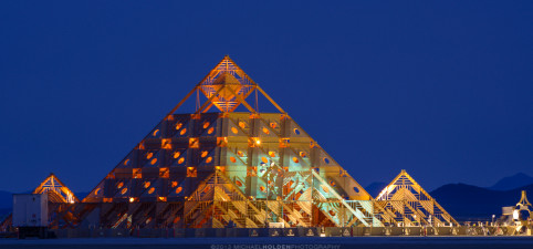 Burning Man Art Preview: Temple at Sunrise