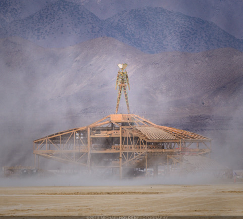 Burning Man Art Preview: Burning Man on the mothership