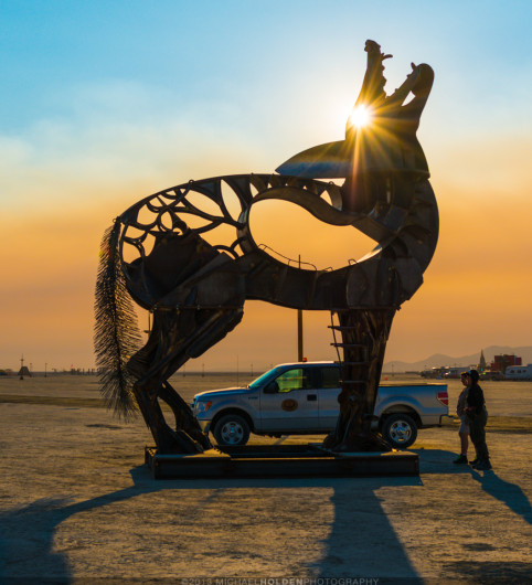 Burning Man Art Preview: Rangers and Coyote