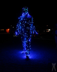 Lightsuit man, 2010 (photo by Rick Egan)