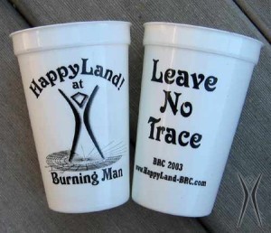 Leave No Trace cups from HappyLand, 2003