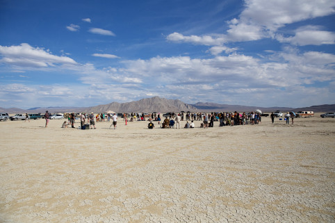 The first gathering in Black Rock City in 2014