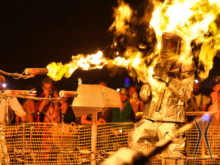Flame war, anyone? Dance Dance Immolation by Interpretive Arson, 2013 (Photo by Steven Fritz)