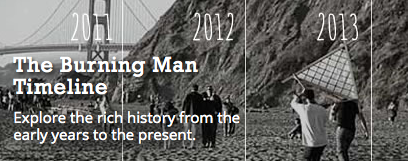 Fancy new Burning Man historical timeline.