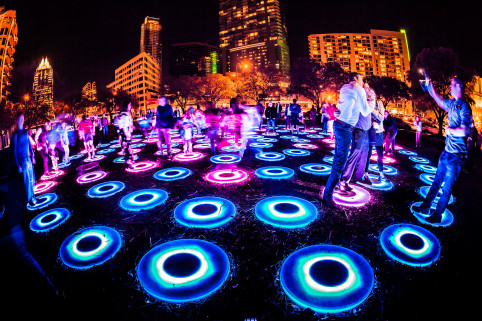 Black Rock Arts Foundation Grantee and Burning Man Honoraria project The Pool at SXSW, 2013. 