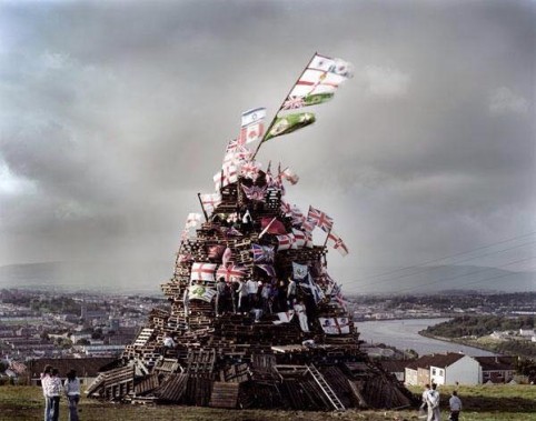 Top of Hill Republican Bonfire (Photo by unknown)
