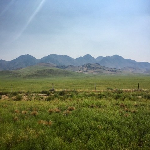 Phoenix Firestarter captured the green hills along Route 447