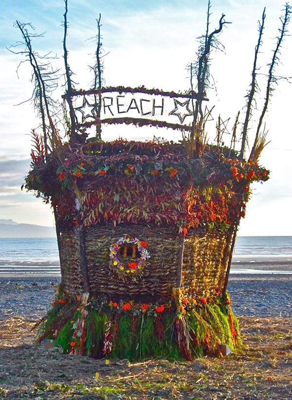 Reach Again, by the Burning Baskets Project, 2015. Photo courtesy of the artist.