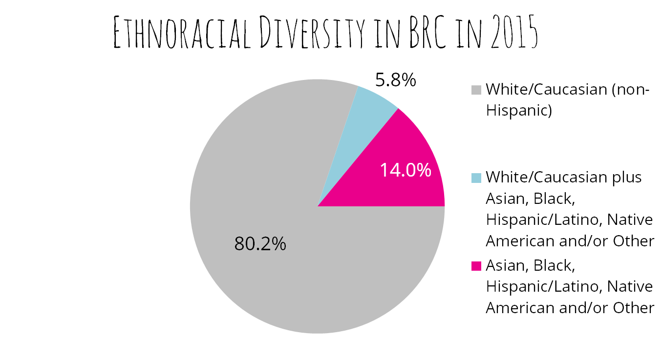 Ethnoracial Diversity in BRC in 2015