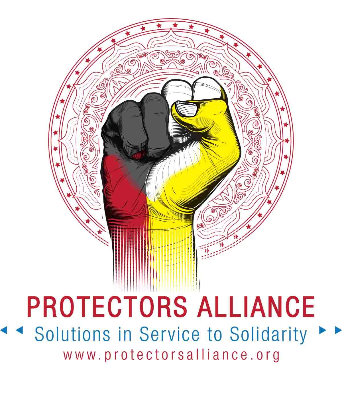 Logo created for Protectors Alliance by Mugwort Designs