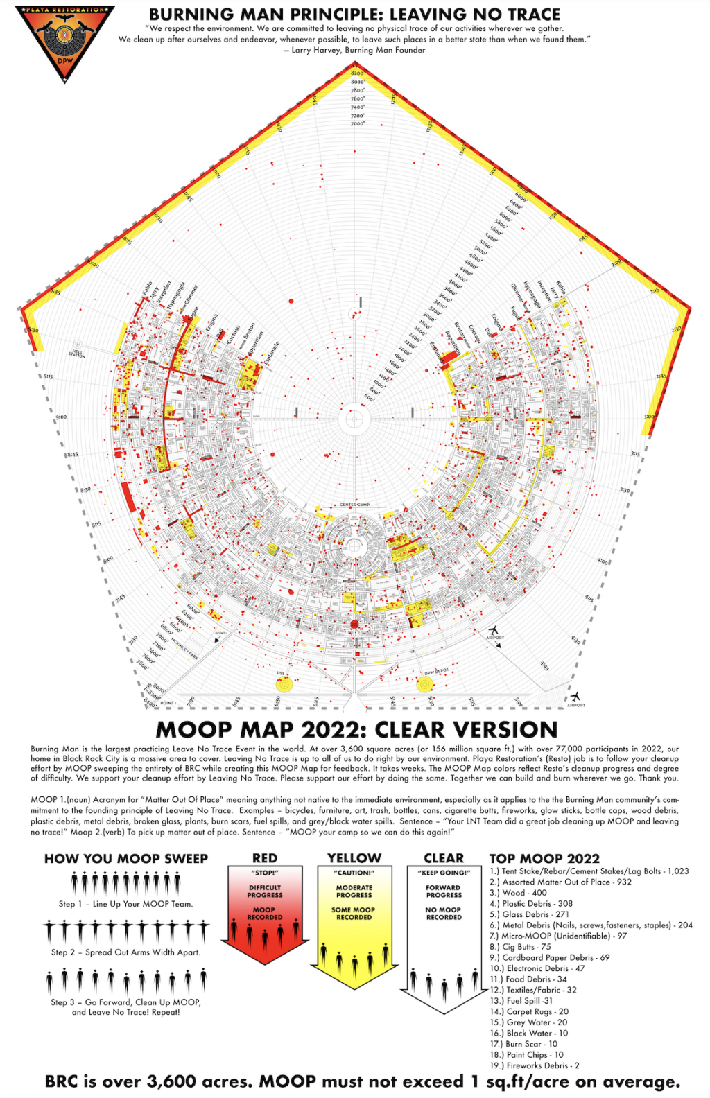 Leaving No Trace 2022 MOOP Maps, Inspection, and the New 1 MOOP