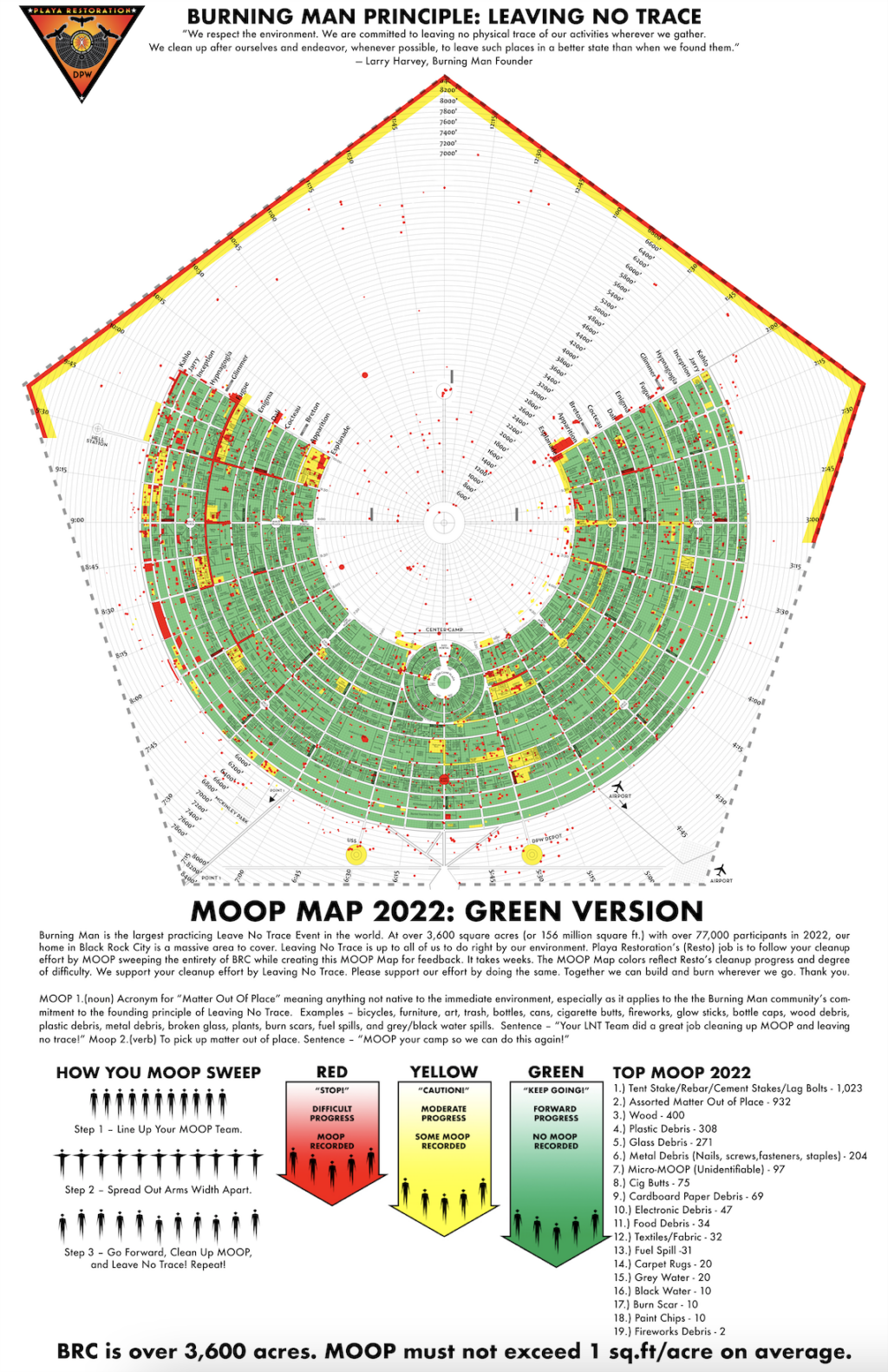 Leaving No Trace 2022 MOOP Maps, Inspection, and the New 1 MOOP