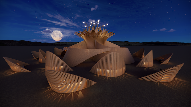 Introducing the Temple of the Moon, the 2026 Black Rock City