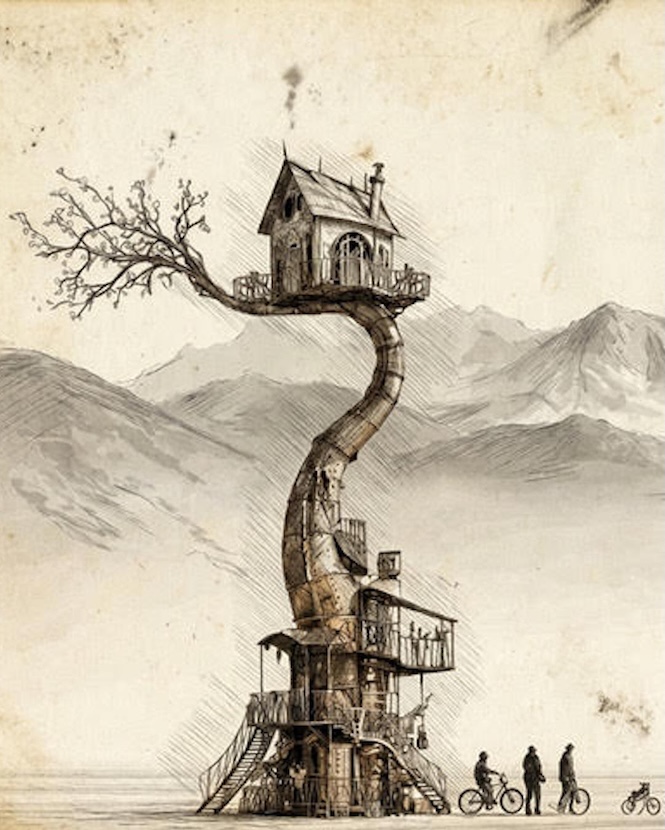 Above and Below by Sean Orlando and Five Ton Crane Arts Collective