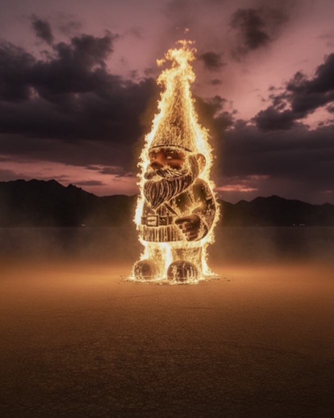 Fire Gnome by Ezra Livingston and Fire Gnome Collective