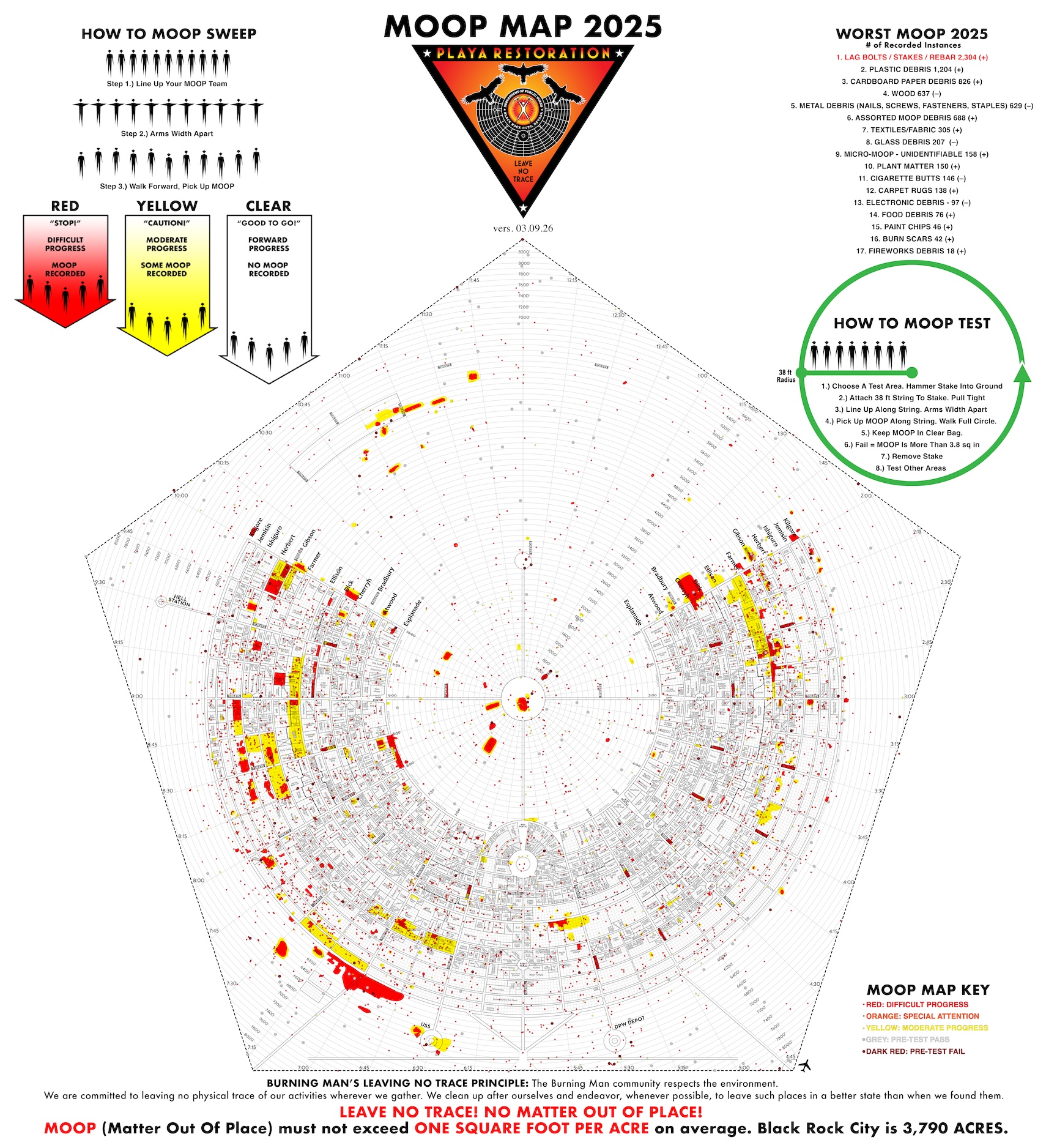 2025 MOOP Map - Black Rock City