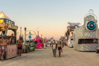 Mutant Vehicles await inspection for night lights and safety check (Photo by Dan Adams)