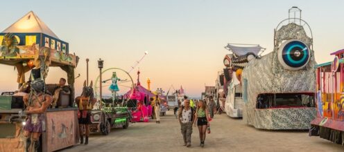 Mutant Vehicles await inspection for night lights and safety check (Photo by Dan Adams)